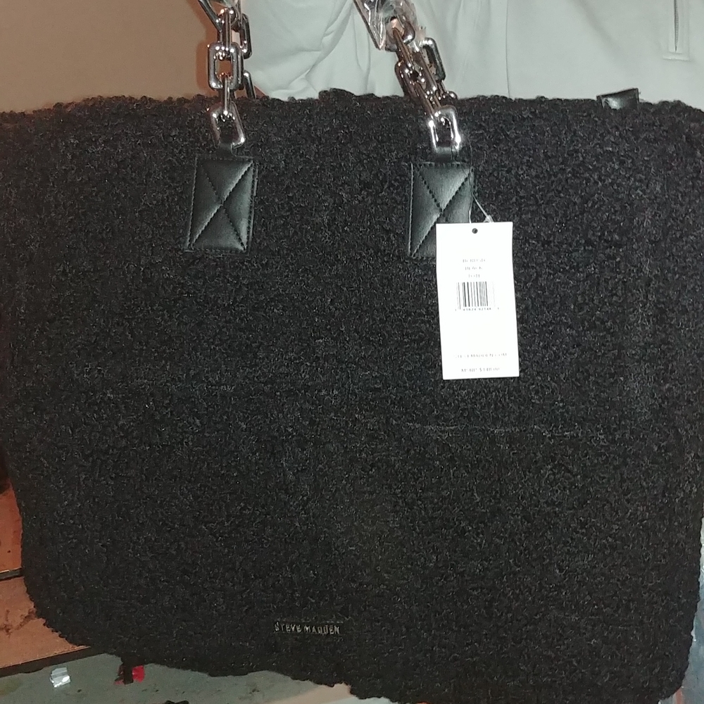 Steven Madden Oversize Teddy Bear Hand Bag